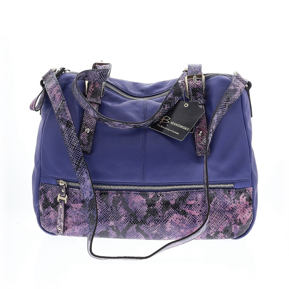 B. Makowsky Purple and Pink Women's Bag NWT